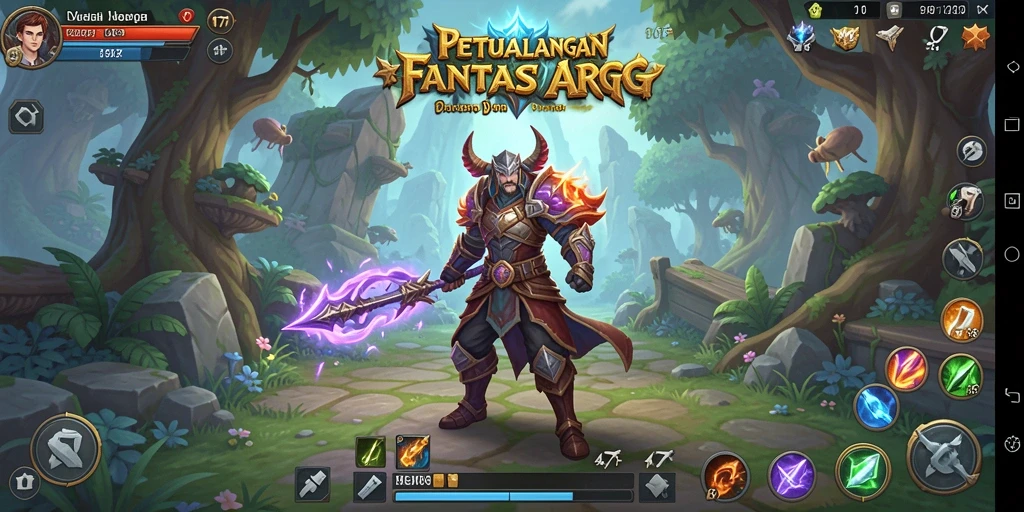 Tangkapan layar gameplay 47F dengan aksi seru dan pertarungan karakter.