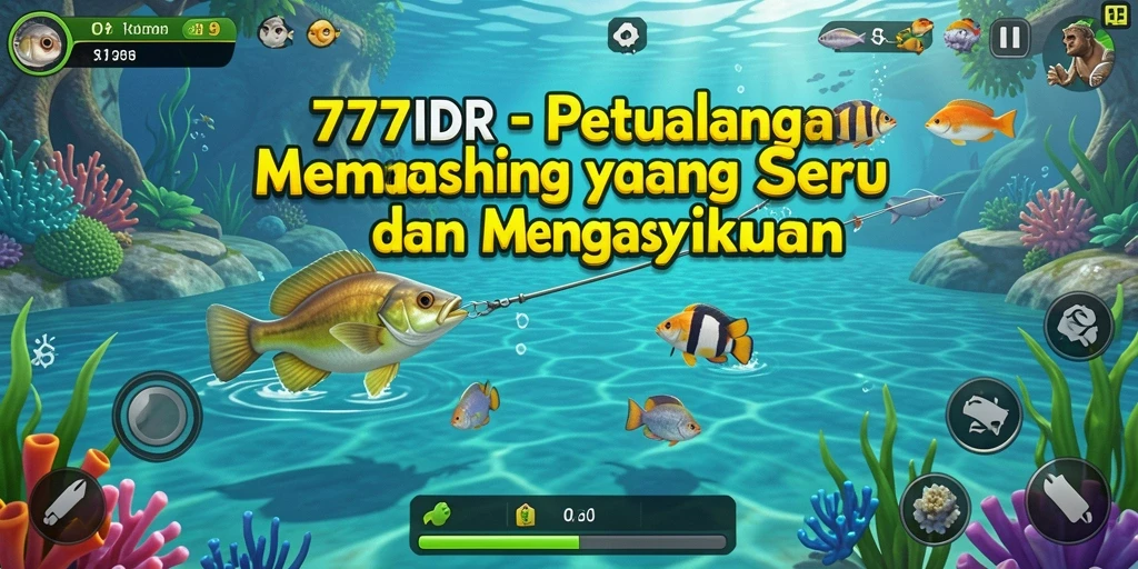 Screenshot utama gameplay 777IDR menampilkan pengalaman memancing yang menarik.
