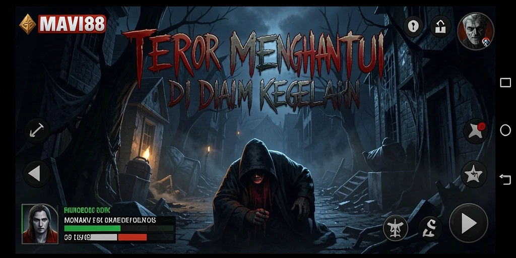 Gameplay menegangkan di dunia kegelapan dan ketakutan.
