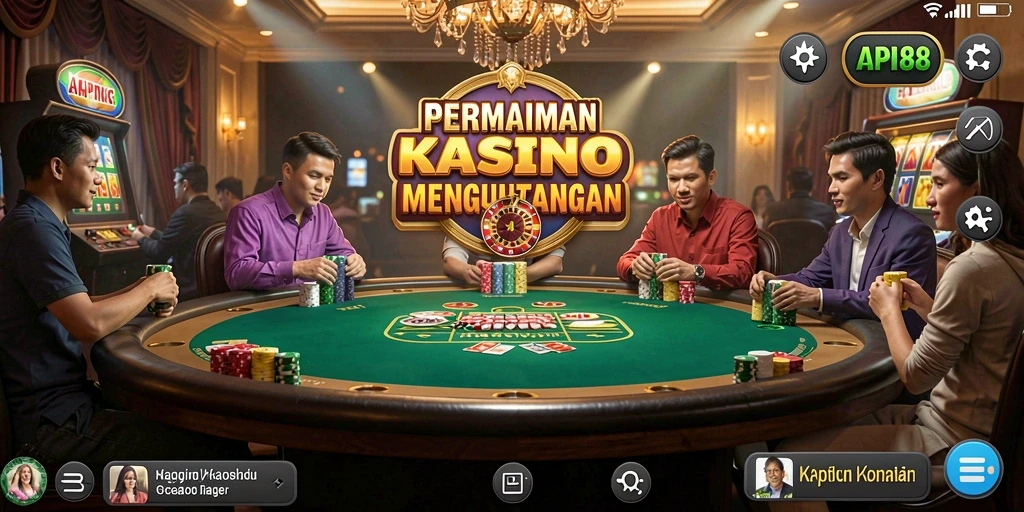 Tampilan screenshot API88 dengan aksi seru permainan Kasino.