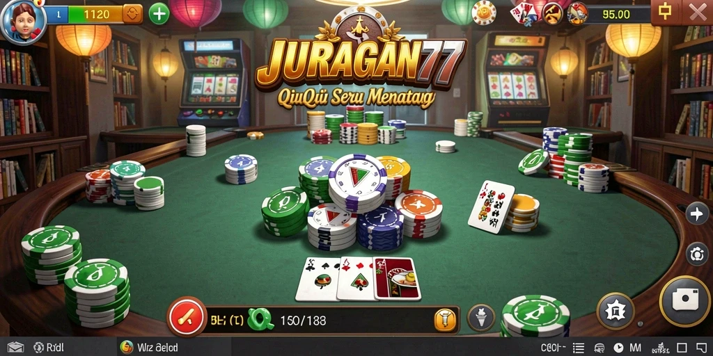 Gameplay QiuQiu yang seru dan menarik di JURAGAN77.