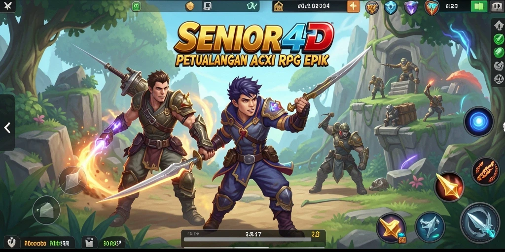 Tampilan menegangkan dari pertarungan heroik di SENIOR4D.