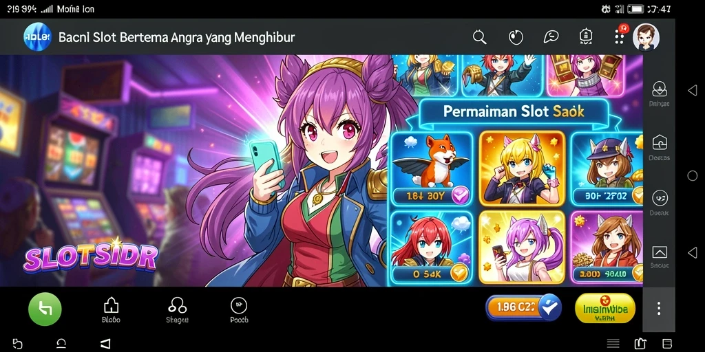 Tangkapan layar SLOTSIDR menunjukkan momen seru ketika pemain meraih kemenangan besar.