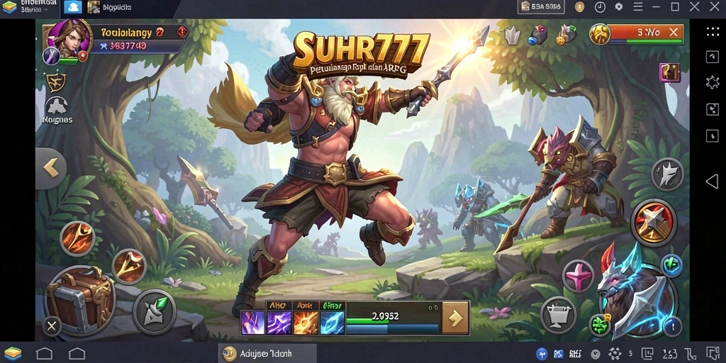 Screenshot gameplay yang menampilkan aksi seru dari SUHU777.
