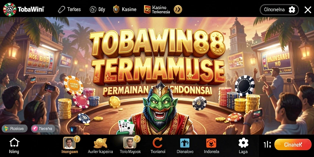 Tampilan menakjubkan dari gameplay Kasino TOBAWIN88.